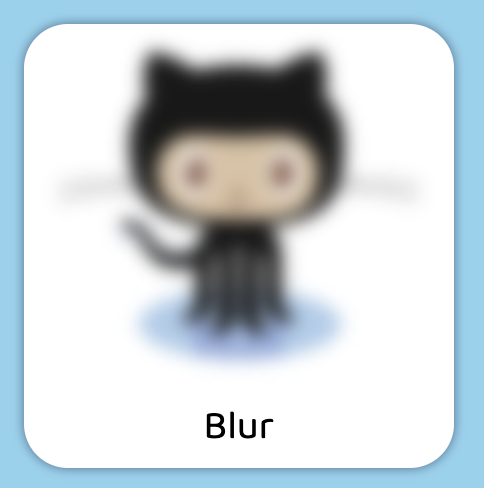 CSS blur filter