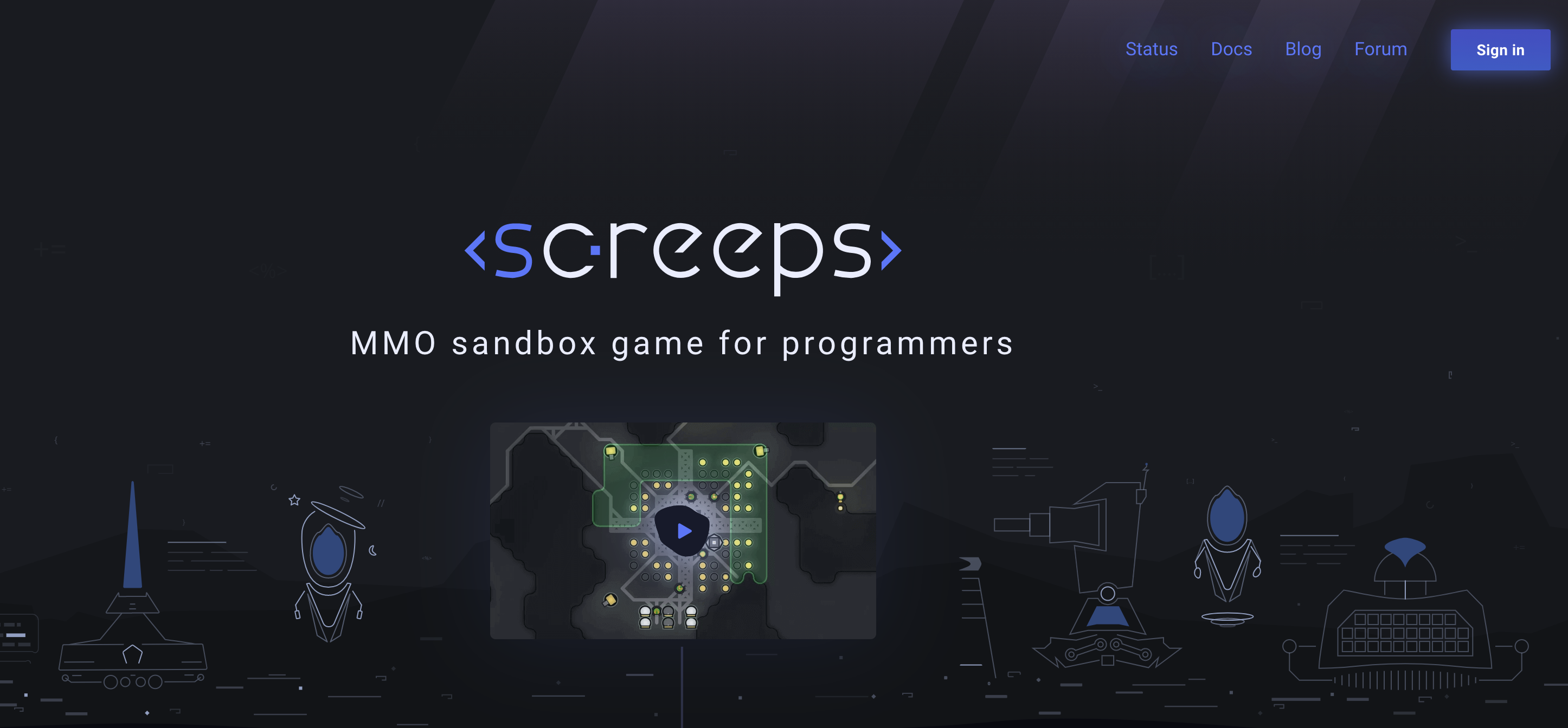 Screeps javascript gaming