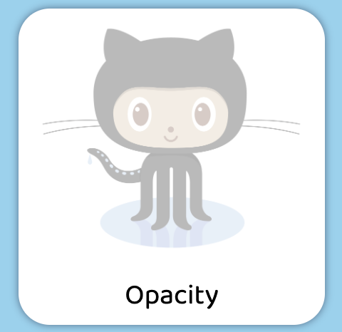 CSS opacity filter