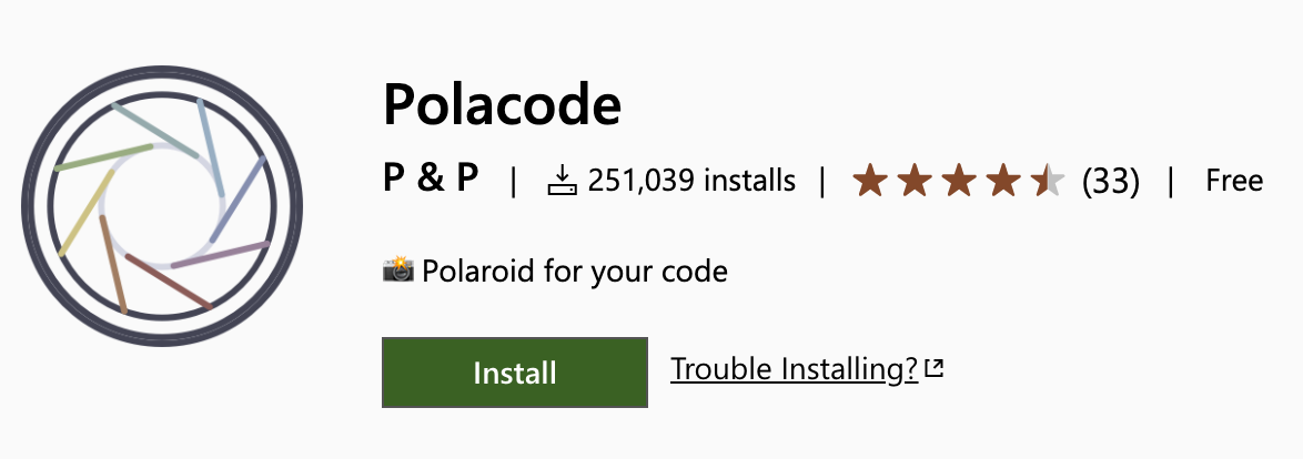 polacode vs code plugin